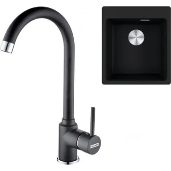 Granitový dřez Set RS Franke Maris MRG 610-39 FTL + Franke FP 9000 (onyx + onyx)