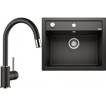 Granitový dřez Set RS Blanco Dalago 6 + Blanco Mida-S (bílá + bílá)