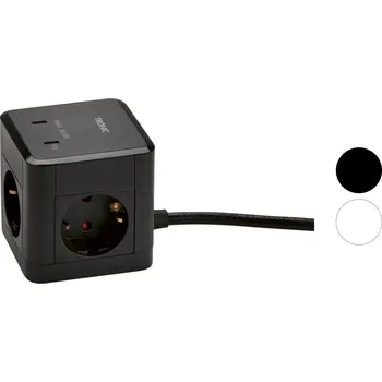 Elektrická zásuvka TRONIC® Zásuvková kostka s USB porty