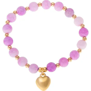 Náramek Náramek se srdíčkem růžový 2002793-1
