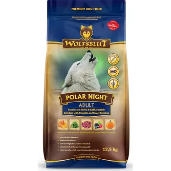 Krmivo pro psa WOLFSBLUT Polar Night Reindeer with sweet potatoes - suché krmivo pro psy - 12,5kg