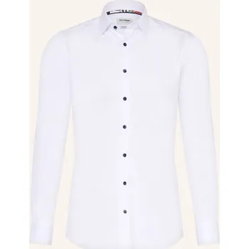 Pánská košile Olymp Pánská Košile Level Five Body Fit, bílá, 43