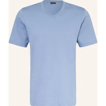 Pánské tričko Hanro Pánská Pyžamová Košile Living, tmavě modrá, 56