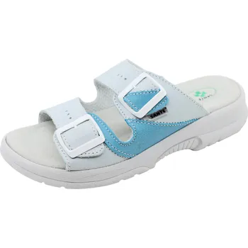 Dámské pantofle SANTÉ Dámské zdravotní kožené pantofle SANTÉ, model 168/11 barva 16/87 Velikost: 41