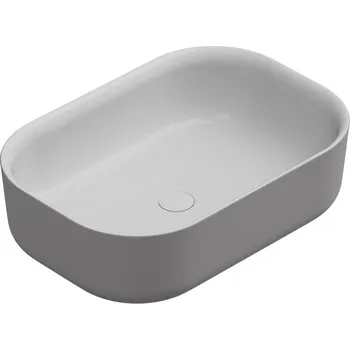 Umyvadlo Umyvadlo na desku Hit, keramické, dvoubarevné, 60x42 cm, HILAVRE60BI000038