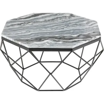 Konferenční stolek Konferenční stolek DIAMOND NOBLES 69 CM šedý mramor