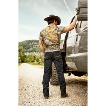 Unisex tričko Stars & Stripes YELLOWSTONE Ride for the Brand camo XXXL