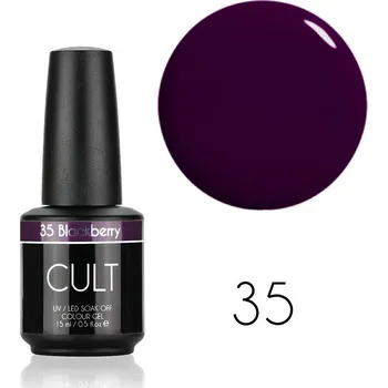 Lak na nehty CULT Colour Gel / Hybridní lak 15 ml UV/LED Blackberry 35