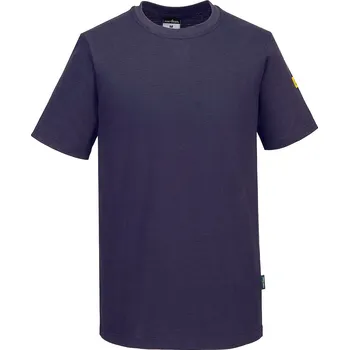 ESD Portwest Hamilton AS20 Antistatické ESD triko tmavě modré M AS20NVRM