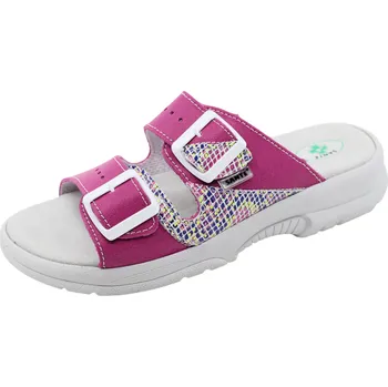 Dámské pantofle SANTÉ Dámské zdravotní kožené pantofle SANTÉ, model 168/11 barva 75/H70 Velikost: 38