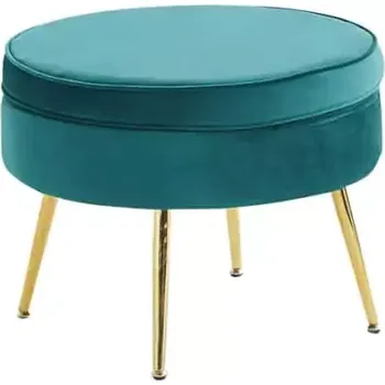 Taburet Taburet NOBLIN TYP 1 - smaragdová/zlatá - SLEVA 3% s kodem radost25