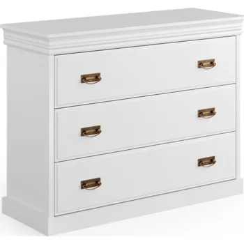 Komoda Zásuvková komoda z bílé borovice Toscania 3S