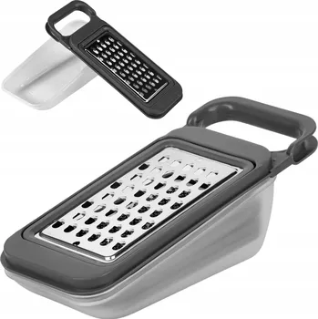 Struhadlo MULTIFUNKČNÍ STRUHADLO S NÁDOBOU, 4 Vyměnitelné Čepele, Černé, Pevné