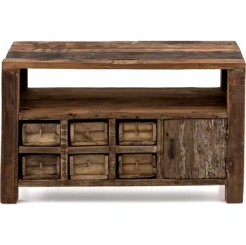 Televizní stolek Dřevěný tv stolek Aruba masiv