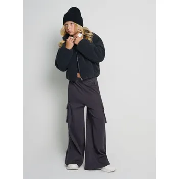 Sinsay - Kalhoty wide leg - šedá - 023EU-86X - 023EU-86X-140