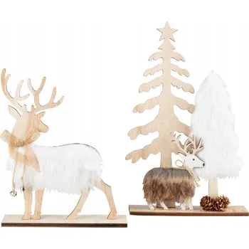 Obraz Filcová ozdoba dekorace Sob Stromeček plst 2ks