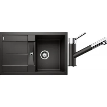 Granitový dřez Set 09-D Blanco Metra 45 S + Blanco Kano-S (bílá + bílá)