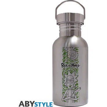 Láhev RICK AND MORTY - Canteen Steel Bottle - Portal&nbsp;- 500 ml