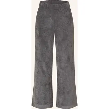 Mac Dámské Manšestrové Culotte Kalhoty Chiara, šedá, 42