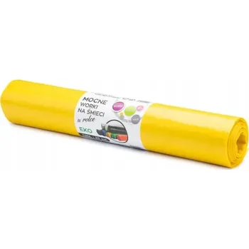 Pytle na odpadky Plastové pytle na odpadky Merida Žluté pytle na odpadky 120 l 25 ks