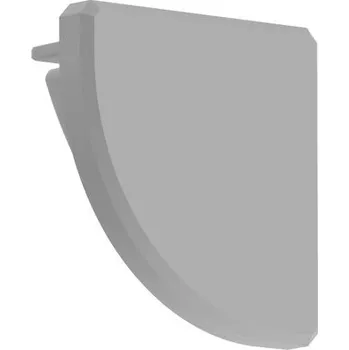 Příslušenství pro LED osvětlení Záslepka KLUŚ KOPROMA-R pro LED hliníkové profily šedá