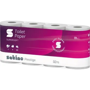 Toaletní papír Wepa Professional Toaletní papír PRESTIGE / SAMMY, 2vrstvý, návin 19,8 m, bílý / 8 ks