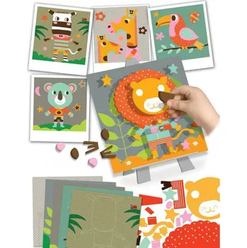 kreativní sada Créa Lign Pěnové obrázky Zvířátka ze savany 3+