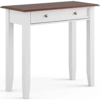 Toaletní stolek Belluno Elegante toaletní stolek z masivu bílý / ořech