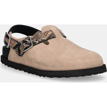 Dámské sandále Semišové sandály Birkenstock 1774 Tokio EXQ LE, 37, béžová, 80X