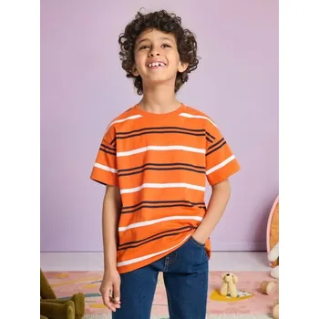 Chlapecké tričko Sinsay - Pruhované tričko - červená - 796EY-29X - 796EY-29X-104