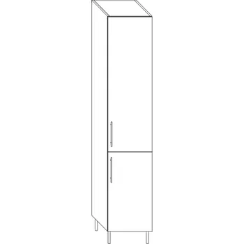 Kuchyňská skříňka Nábytek Mikulík - EKO PLUS (P40/P) - Buk