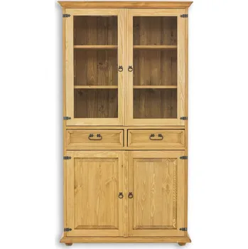 Komoda Dřevěná vitrína Corona XIII - výběr moření