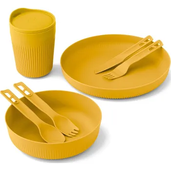 Kempingové nádobí Sada nádobí Sea to Summit Passage Dinnerware Set 7P - yellow