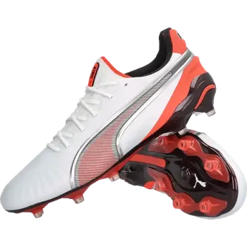 Kopačky Pánské kopačky lisovky Puma King Ultimate FG/AG bílé2