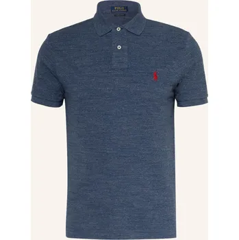 Pánská košile Polo Ralph Lauren Pánská Polokošile Z Piké Custom Slim Fit,...