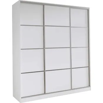 Šatní skříň Nejlevnější nábytek Litolaris 150 bez zrcadla - bílý mat