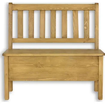 Dřevěná lavice Corona XIV 120cm bez područek - výběr moření