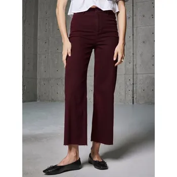 Dámské džíny Sinsay - Džíny culottes - burgundy - 874EV-83J - 874EV-83J-34