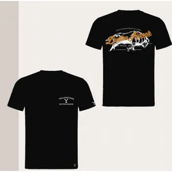 Unisex tričko Stars & Stripes YELLOWSTONE So wild so angry black XXXL