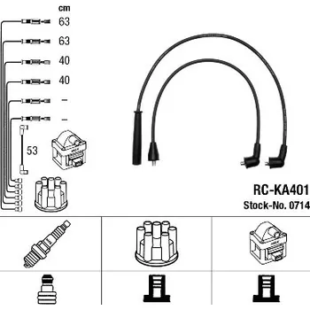 Zapalovací kabel Sada kabelů pro zapalování, 0714