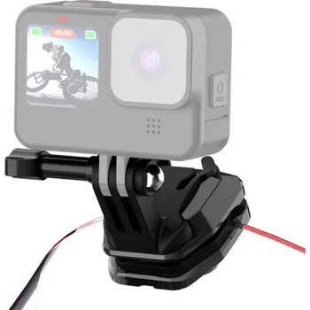 Příslušenství pro videokameru Motorcycle Windshield Mount Clip PULUZ for Action Cameras (DJI Osmo Action 4, GoPro Hero 12, Insta360 Ace Pro / X4)(Black)