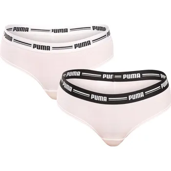 Kalhotky 2PACK dámské kalhotky brazilky Puma bílé (603043001 317) XS 603043001 317 Možnost vrácení zboží ZDARMA do 120 dnů!