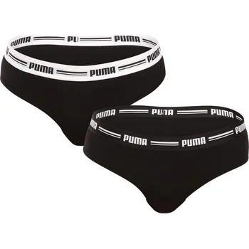 Kalhotky 2PACK dámské kalhotky brazilky Puma černé (603043001 200) L 603043001 200 Možnost vrácení zboží ZDARMA do 120 dnů!