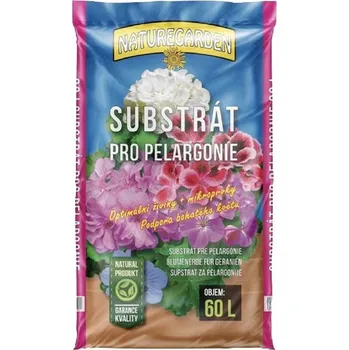Substrát NATUREGARDEN | Substrát pro muškáty a balk. rostliny – 60 l, KEG 61522