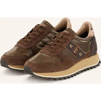 Dámské tenisky Blauer Dámské Sneakersy millen03 S Flitry, tmavě hnědá, 37