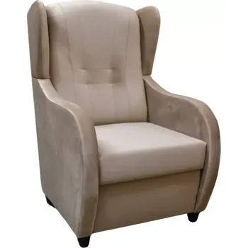 Křeslo Křeslo ušák René Mexa - béžová - SLEVA 3% s kodem radost25