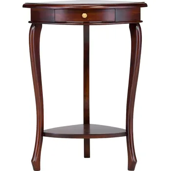 Toaletní stolek Rohový konzolový stolek Windsor hnědý masiv mahagon