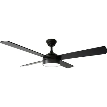 Černé LED stropní svítidlo ø 15 cm Zarautz – SULION ID_1794992