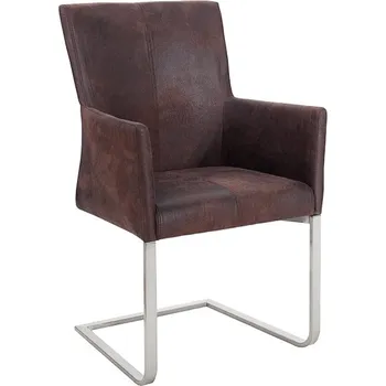 Jídelní židle Jídelní židle z mikrovlákna, kávová Samson