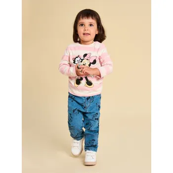 Dívčí džíny Sinsay - Džíny Minnie Mouse - modrá - 007EN-55J - 007EN-55J-104